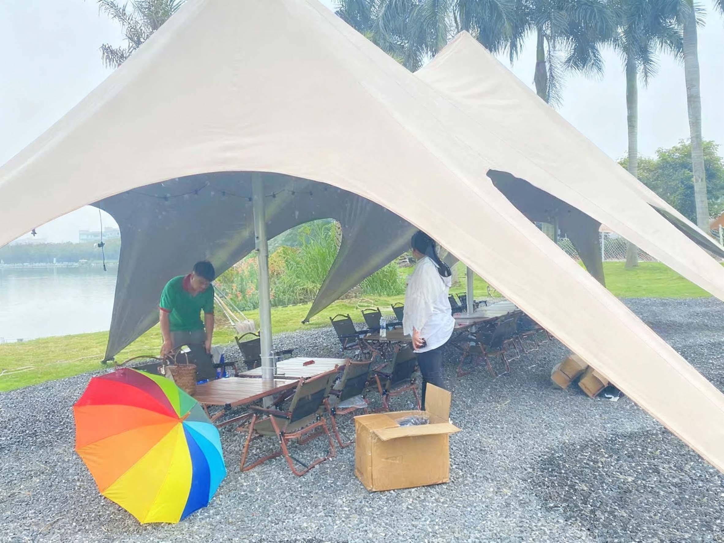 钟形营地帐篷源头厂家适配户外露营景区住宿商业活动多场景需求AG真人娱乐佛山好来居